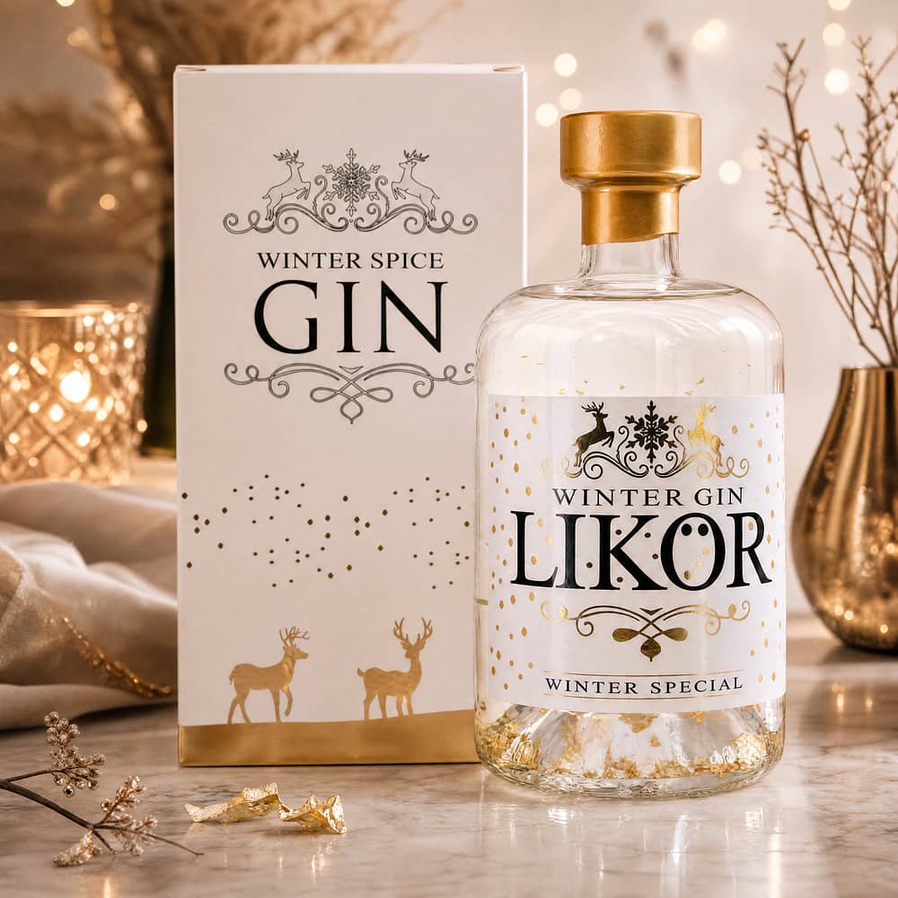 Heinz Eggert Winter Gin Likör mit Blattgold 0,50 Liter/ 47.0% vol Produktbild