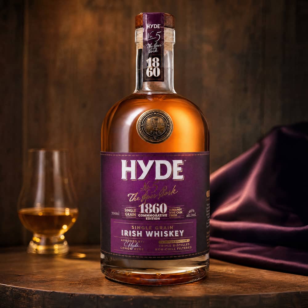 Hyde No. 5 Single Grain Burgundy Wood Finish 0,70 Liter/ 46.0% vol Produktbild