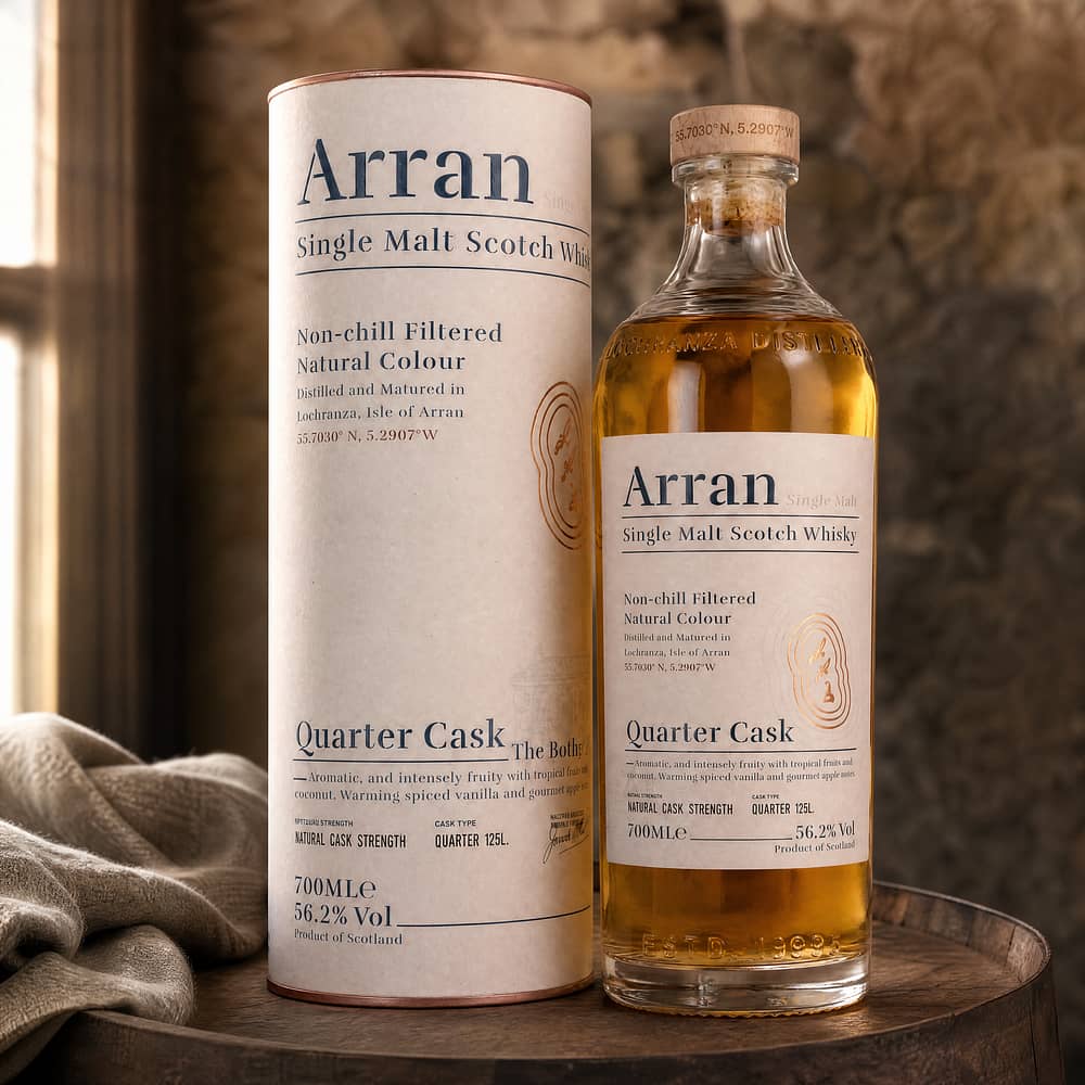 Isle of Arran Bothy Quater Cask Cask Strength 0,70 Liter/ 56.2% vol Produktbild
