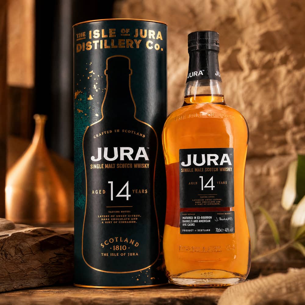 Isle of Jura 14 Jahre American Rye Cask Finish 0,70 Liter/ 40.0% vol Produktbild