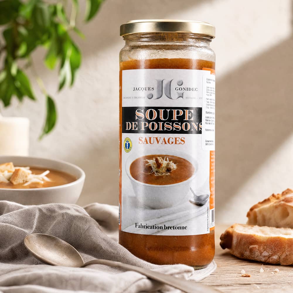 Jacques Gonidec Bretonische Fischsuppe 400 Gramm Produktbild