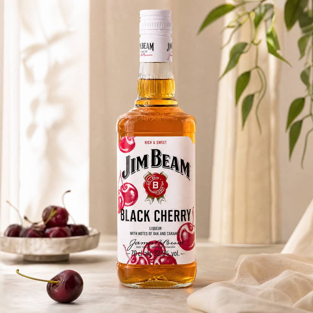Jim Beam Black Cherry Liqueur 0,70 Liter/ 32.5% vol Produktbild