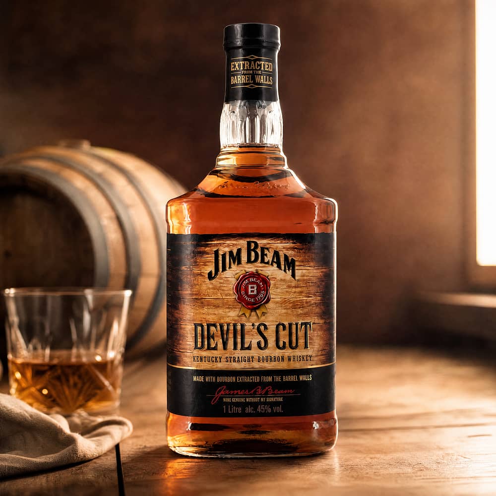 Jim Beam Devil`s Cut Literflasche 1 Liter/ 45.0% vol Produktbild