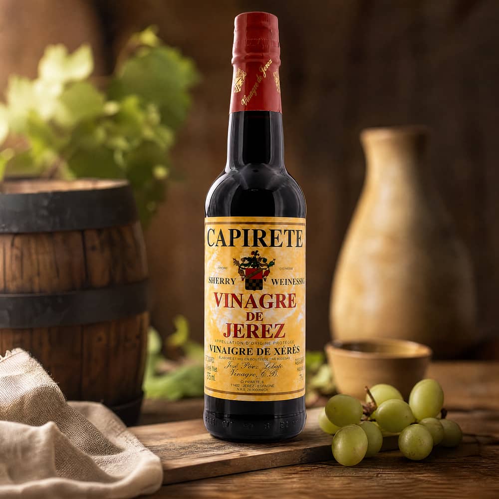José Páez Lobato Capirete Jerez Essig Vinaigre de Xerés 0,375 Liter Produktbild