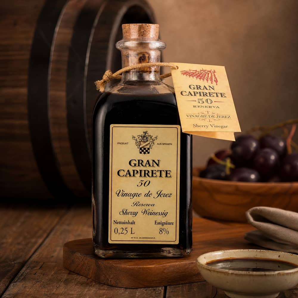 José Páez Lobato Gran Capirete 50 Jerez Sherry Weinessig 0,250 Liter Produktbild