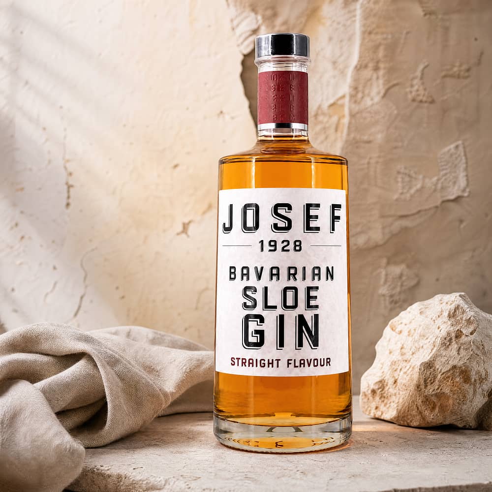 Josef-Gin Straight Flavour Sloe Bavarian Gin 0,50 Liter/ 25.0% vol Produktbild