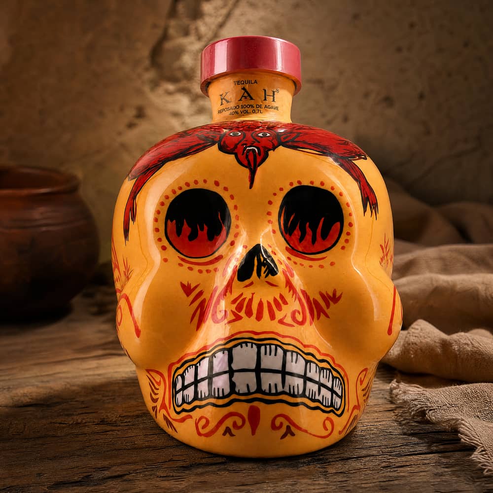 KAH Tequila Reposado Keramikflasche 0,70 Liter/ 40.0% vol Produktbild