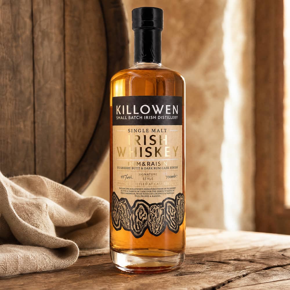 Killowen Single Malt Rum & Raisin 0,70 Liter/ 55.0% vol Produktbild