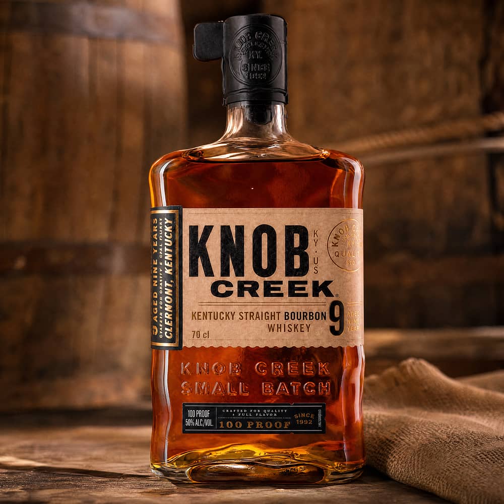 Knob Creek 9 Jahre 100 Proof Kentucky Straigth Bourbon Whiskey 0,70 Liter/ 50.0% vol Produktbild