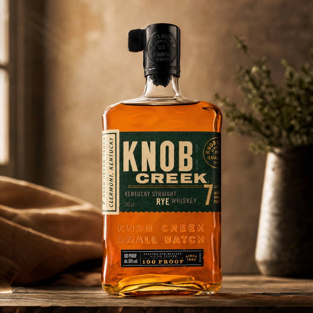Knob Creek Rye 7 Jahre Small Batch Kentucky Straight Whiskey 0,70 Liter/ 50.0% vol Produktbild