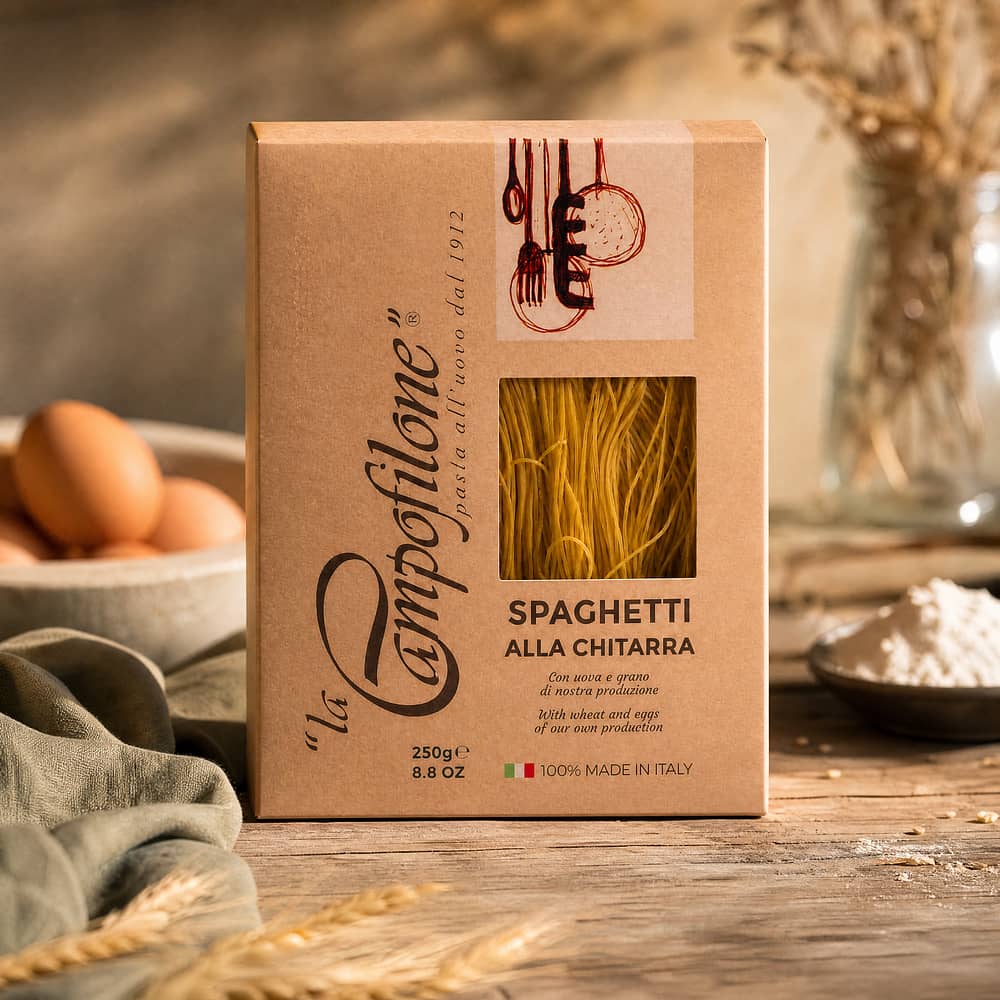 La Campofilone Pasta Alla Chitarra Eiernudeln 250 Gramm Produktbild