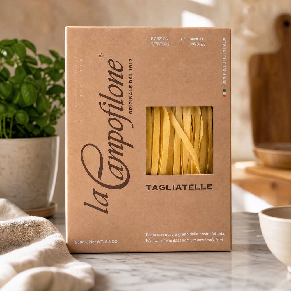 La Campofilone Tagliatelle Eiernudeln 250 Gramm Produktbild
