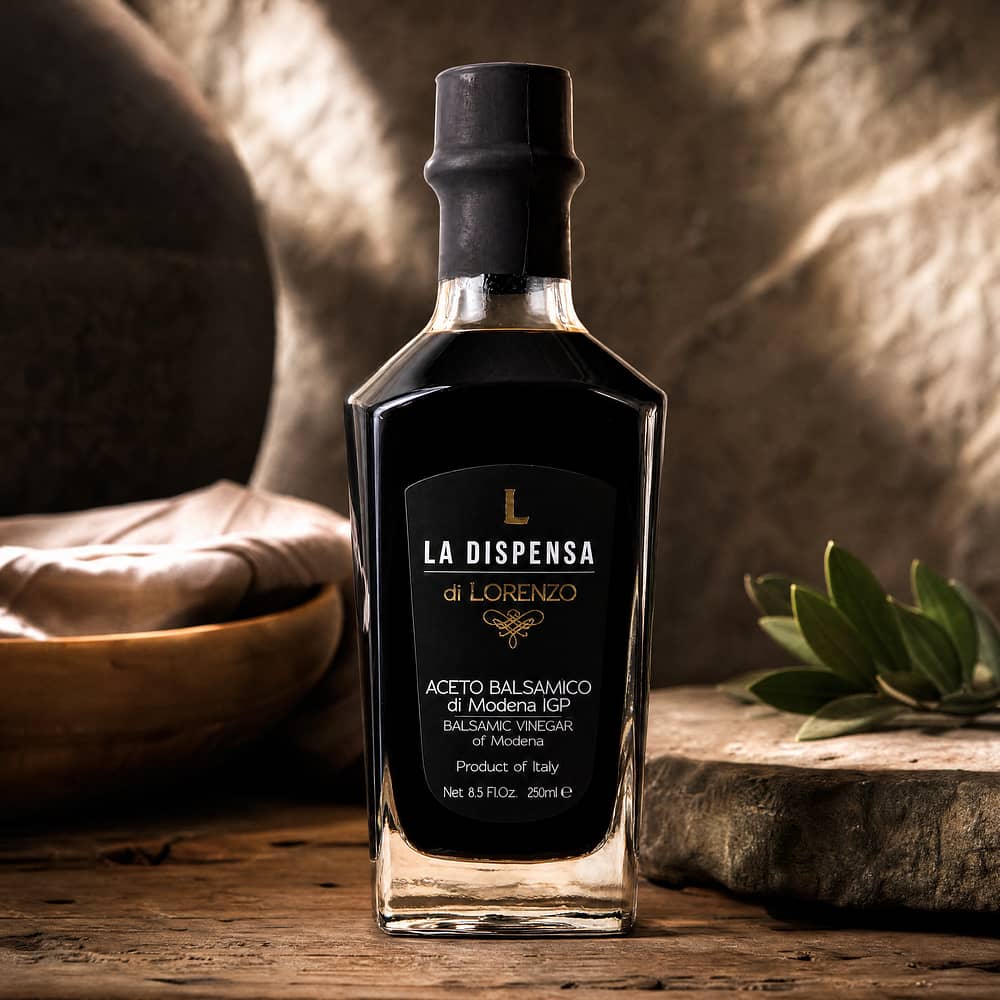 La Dispensa di Lorenzo Aceto Balsamico di Modena I.G.P. Black Label 15 Jahre gelagert 0,250 Liter Produktbild
