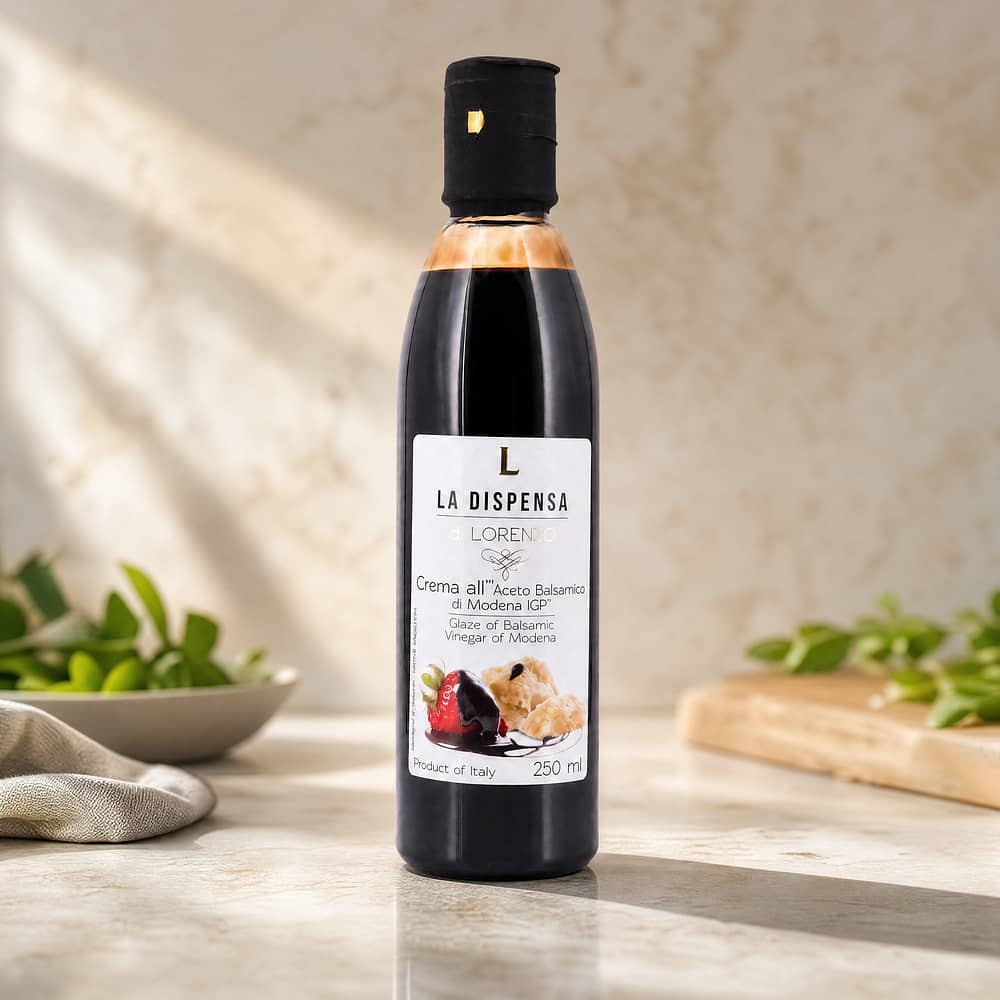 La Dispensa di Lorenzo Crema all 'Aceto Balsamico di Modena IGP' Creme mit Balsamessig 0,250 Liter Produktbild