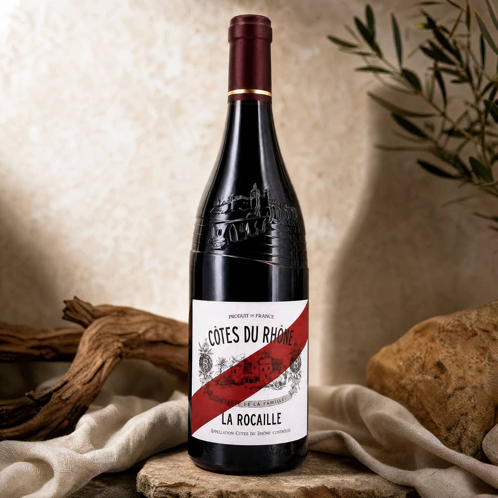 La Rocaille Côtes du Rhône AOC Jahrgang 2023 0,750 Liter/ 15.0% vol Produktbild