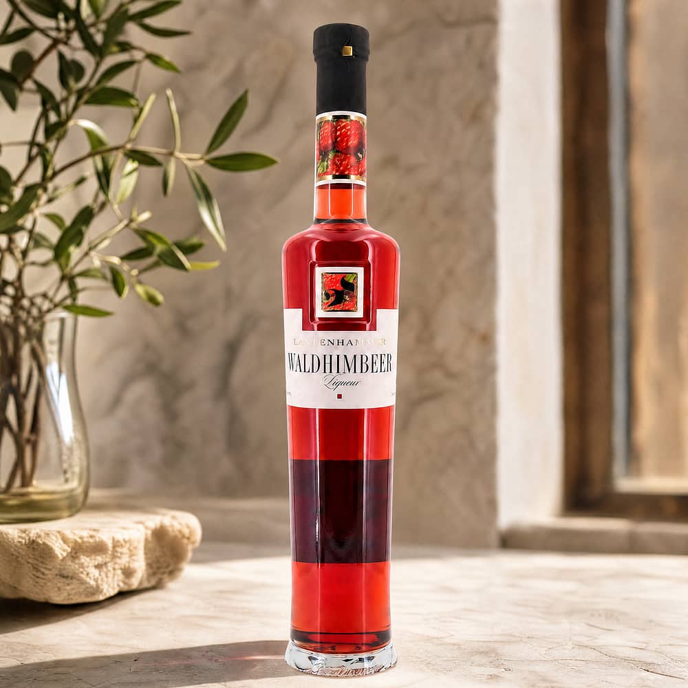 Lantenhammer Waldhimbeer Liqueur 0,50 Liter/ 25.0% vol Produktbild