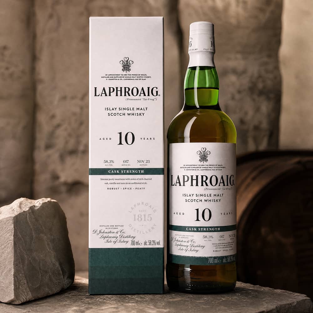 Laphroaig 10 Jahre Cask Strength Batch 17 0,70 Liter/ 58.3% vol Produktbild