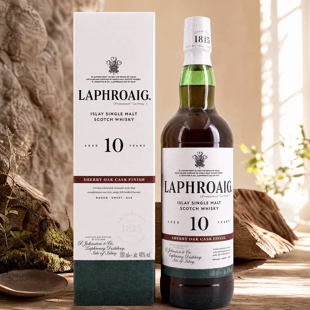 Laphroaig 10 Jahre Sherry Oak Finish 0,70 Liter/ 48.0% vol Produktbild