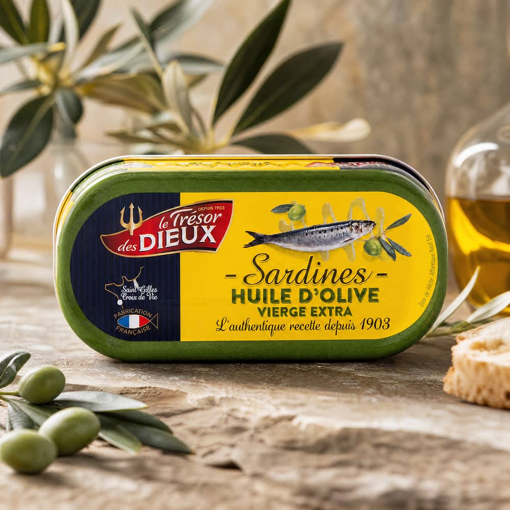 Le Trésor des Dieux Sardinen in Olivenöl 46g 46 Gramm Produktbild