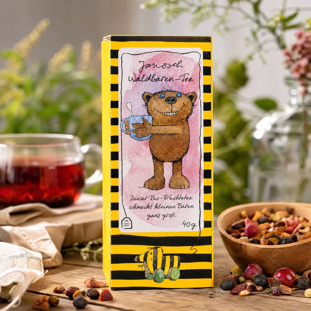 Lebensbaum Janosch Faulenzer-Tee Kräuterteemischung 30 Gramm Produktbild