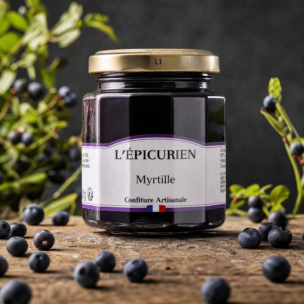 L’Epicurien Myrtille Wilde Heidelbeeren 210 Gramm Produktbild