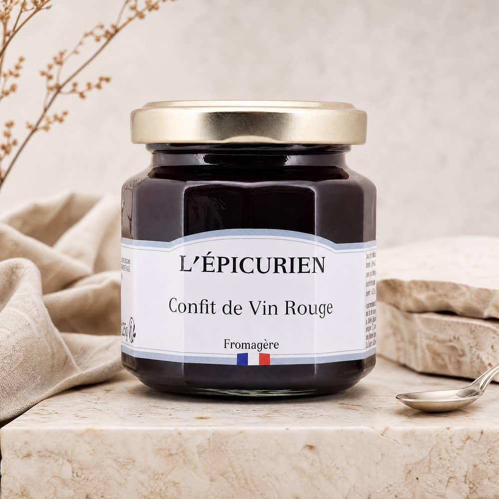 L’Epicurien Rotwein Aufstrich 125 Gramm Produktbild