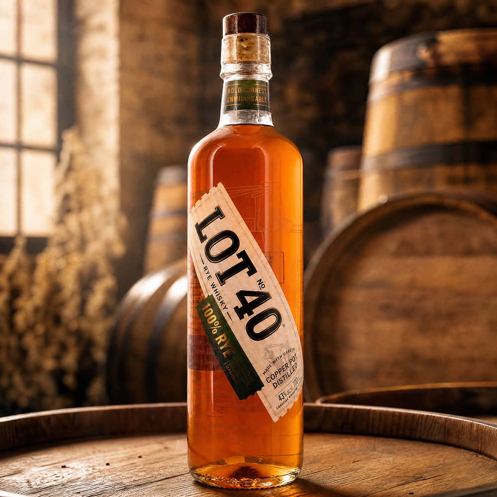 Lot No. 40 Canadian Rye Whisky 0,70 Liter/ 43.0% vol Produktbild