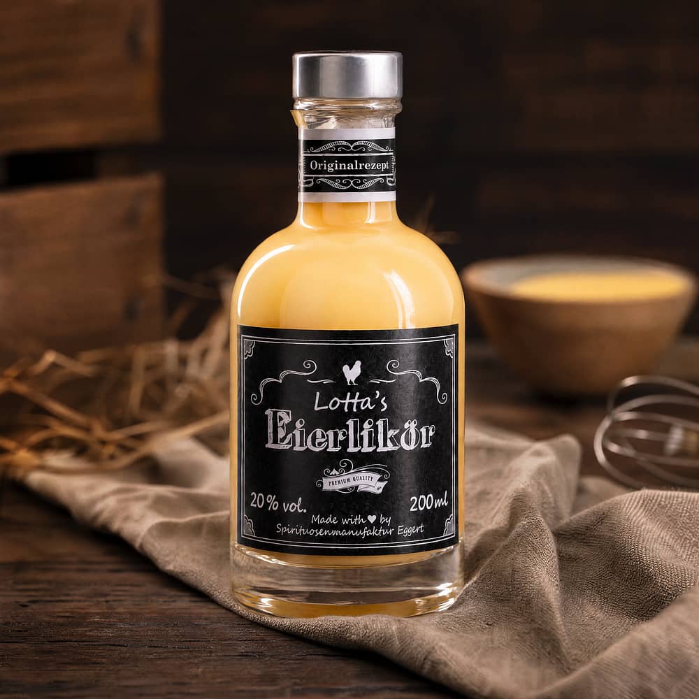 Lottas Eierlikör Kleinflasche 0,20 Liter/ 20.0% vol Produktbild