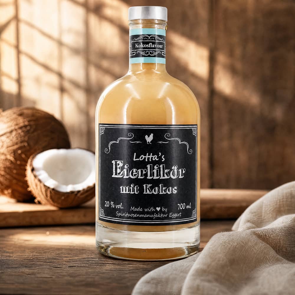 Lottas Eierlikör mit Kokos 0,70 Liter/ 20.0% vol Produktbild