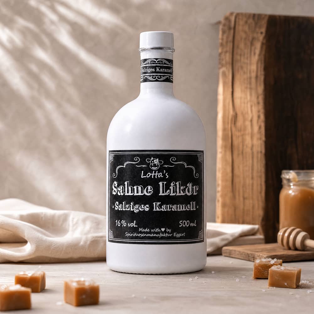 Lottas Sahne Likör Salziges Karamell 0,50 Liter/ 16.0% vol Produktbild