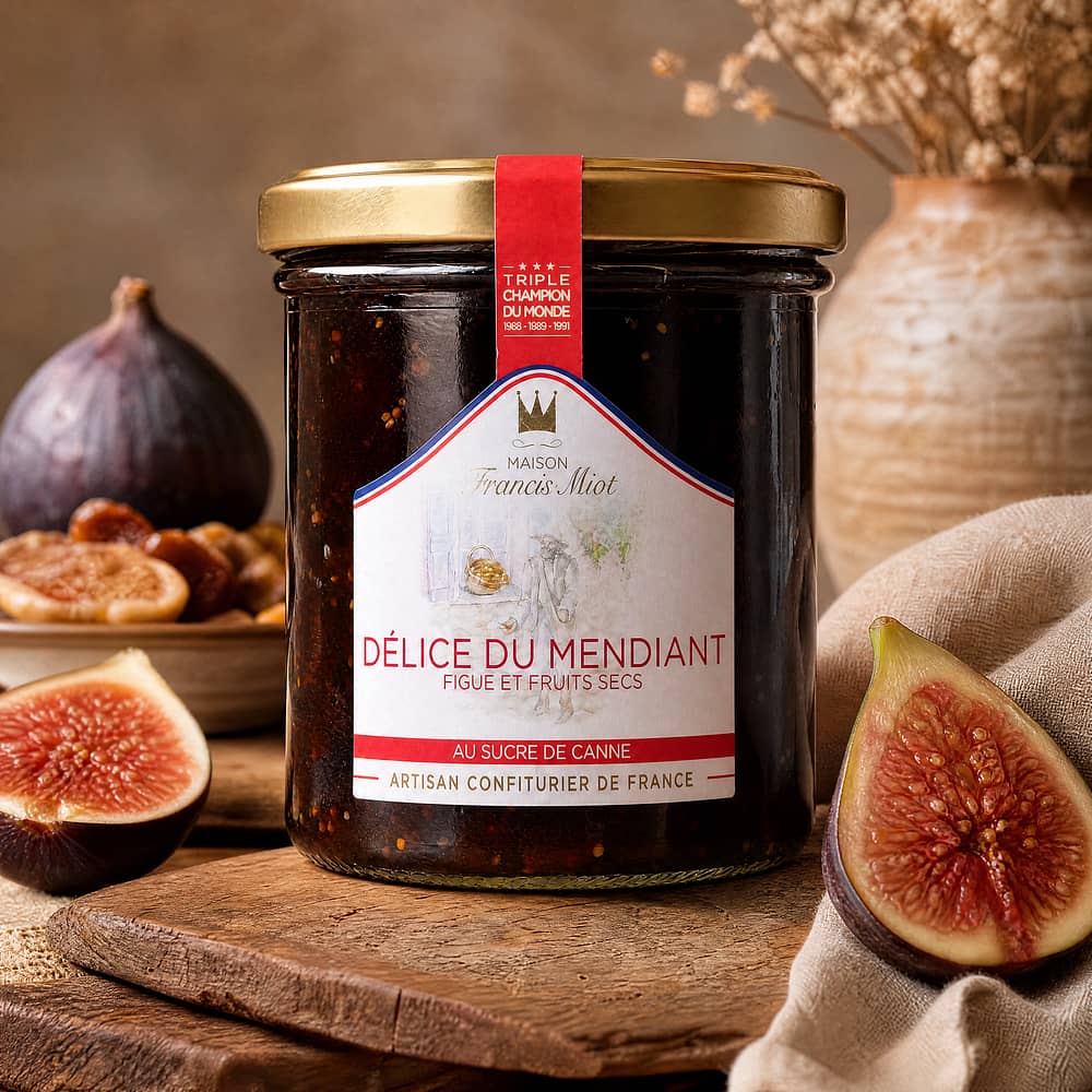 Maison Francis Miot Delice du Mendiant Fruchtaufstich aus Feige 220 Gramm Produktbild