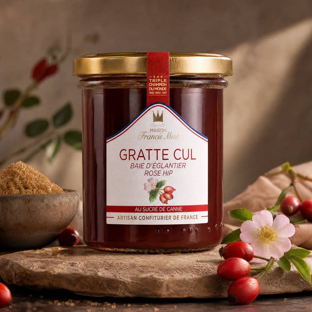 Maison Francis Miot Gratte-Cul Hagebutte mit Rohrzucker 220 Gramm Produktbild