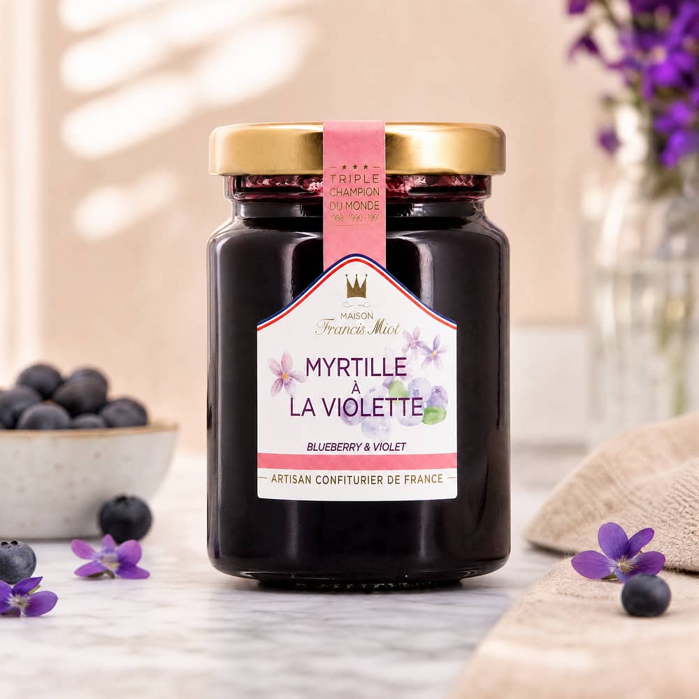 Maison Francis Miot Heidelbeere mit Veilchen 110 Gramm Produktbild