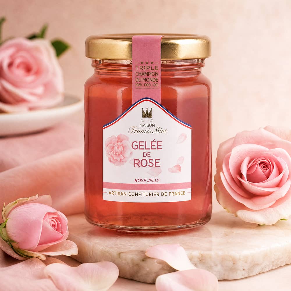 Maison Francis Miot Rosen-Gelee 110 Gramm Produktbild