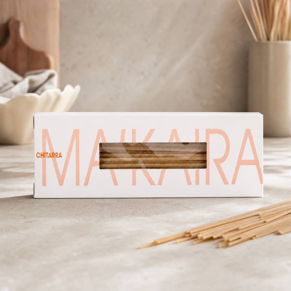 Ma'kaira Chitarra Spaghetti mit rauher Oberflächenstruktur 500 Gramm Produktbild