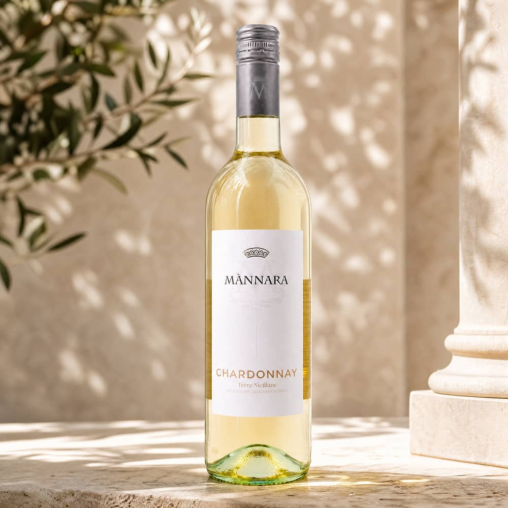 Mannara Chardonnay IGP Terre Siciliane 0,750 Liter/ 12.5% vol Produktbild