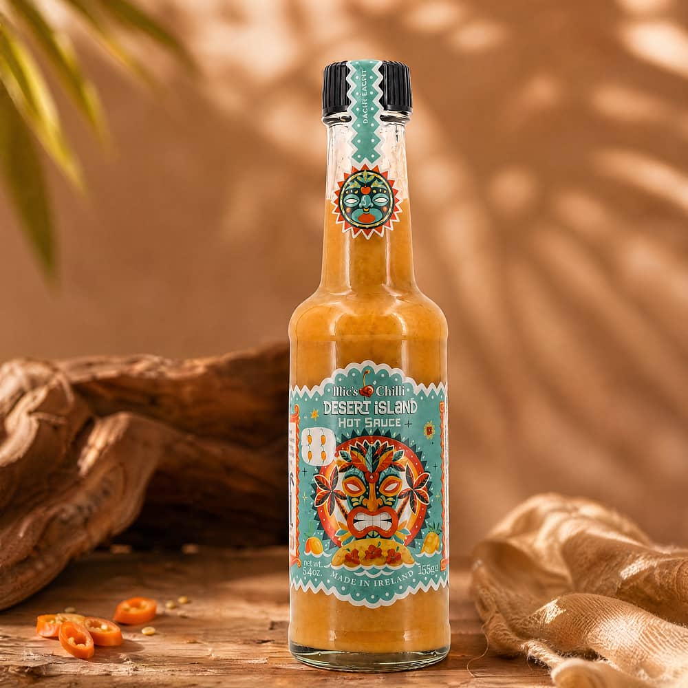 Mic's Chilli Desert Island Hot Sauce 155 Gramm Produktbild