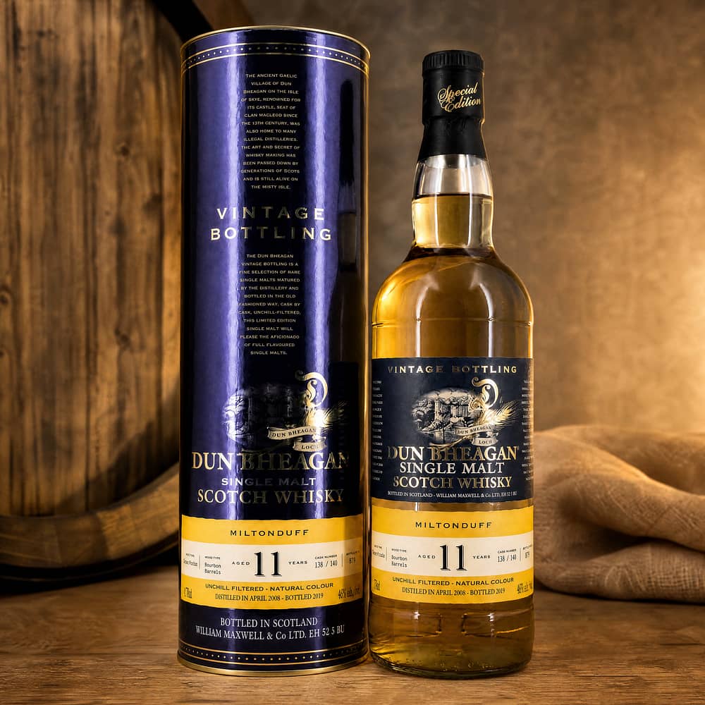 Miltonduff 11 Jahre 2008 / 2019 Bourbon Barrel 0,70 Liter/ 46.0% vol Produktbild