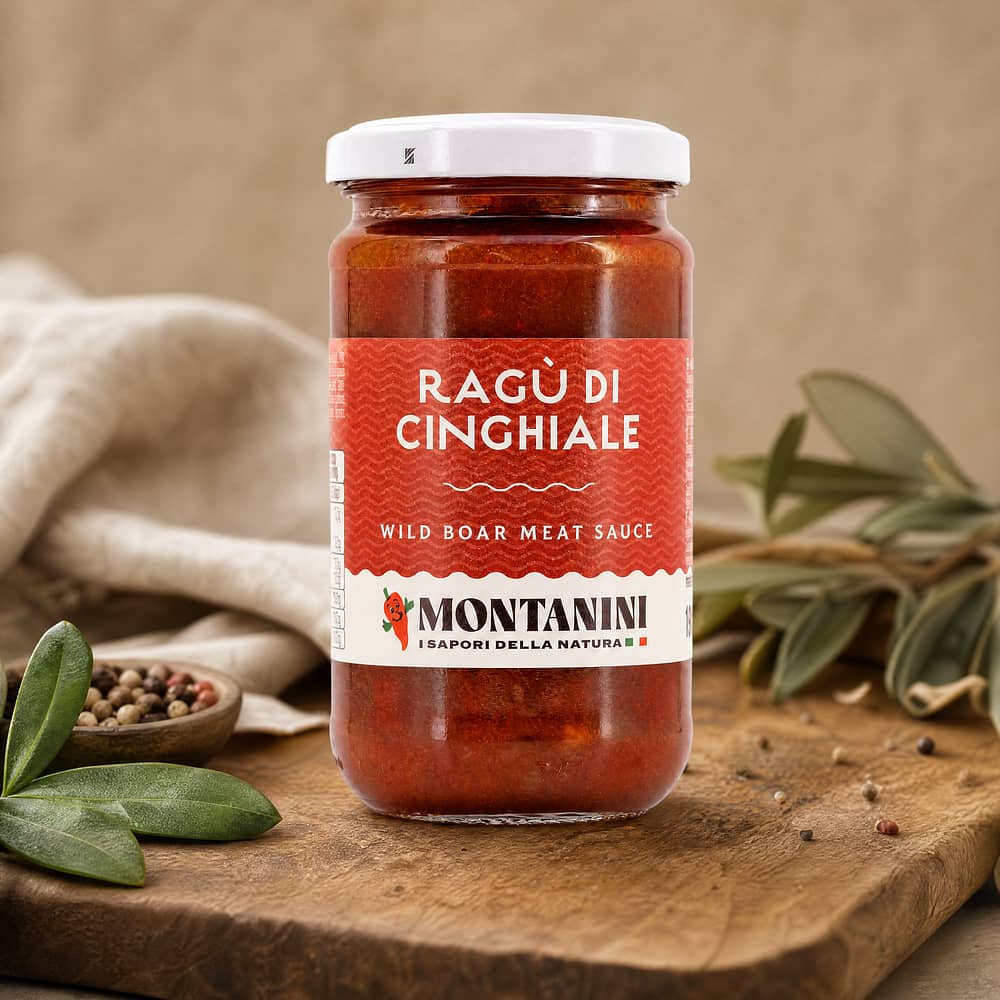 Montanini Wildschwein Ragout 190 Gramm Produktbild