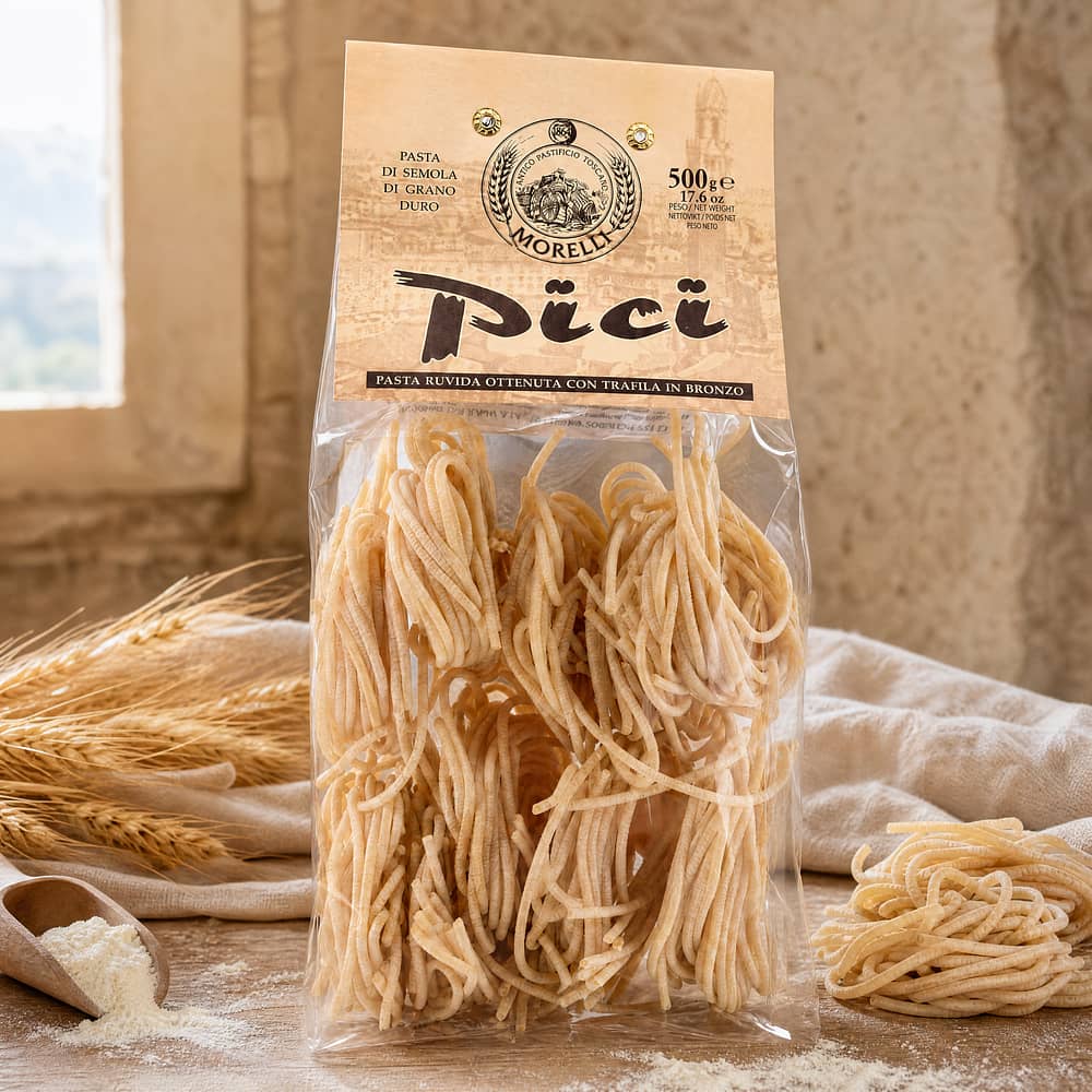 Morelli Pici Nudeln aus Hartweizengrieß 500 Gramm Produktbild