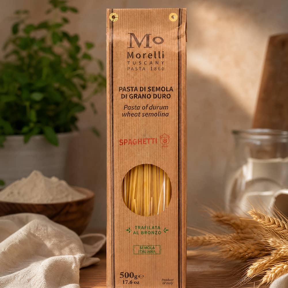 Morelli Spaghetti Nudeln aus Hartweizengrieß 500 Gramm Produktbild