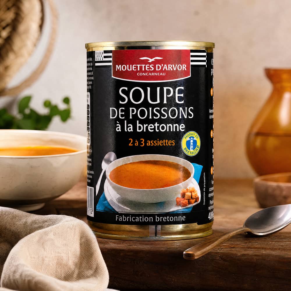 Mouettes d'Arvor Bretonische Fischsuppe 404 Gramm Produktbild