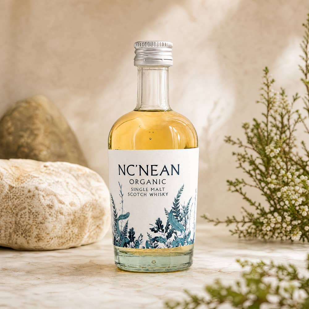 Nc'Nean Organic Single Malt Miniatur 0,050 Liter/ 46.0% vol Produktbild