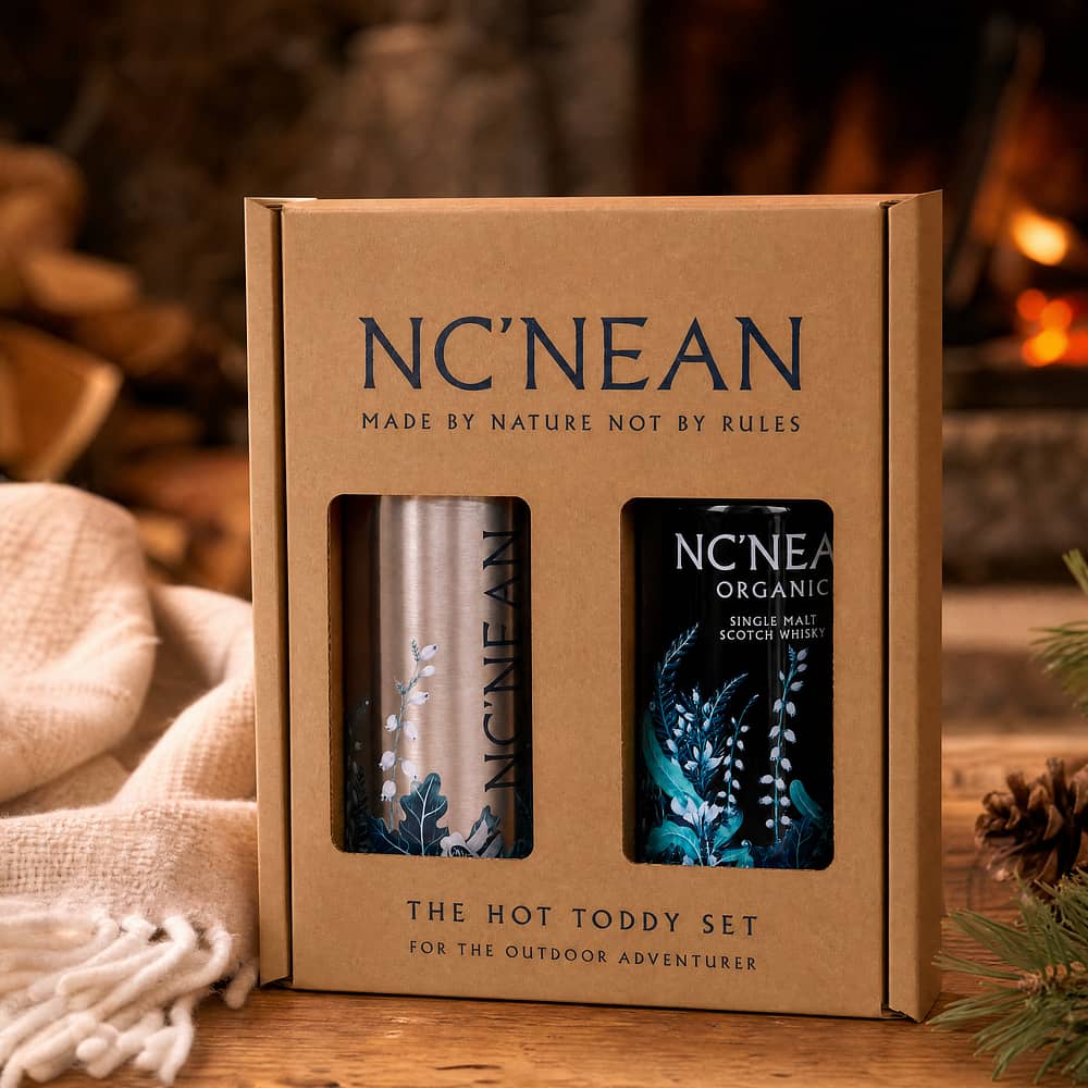 Nc'Nean Organic Single Malt Whisky - Hot Toddy Set 0,70 Liter/ 46.0% vol Produktbild