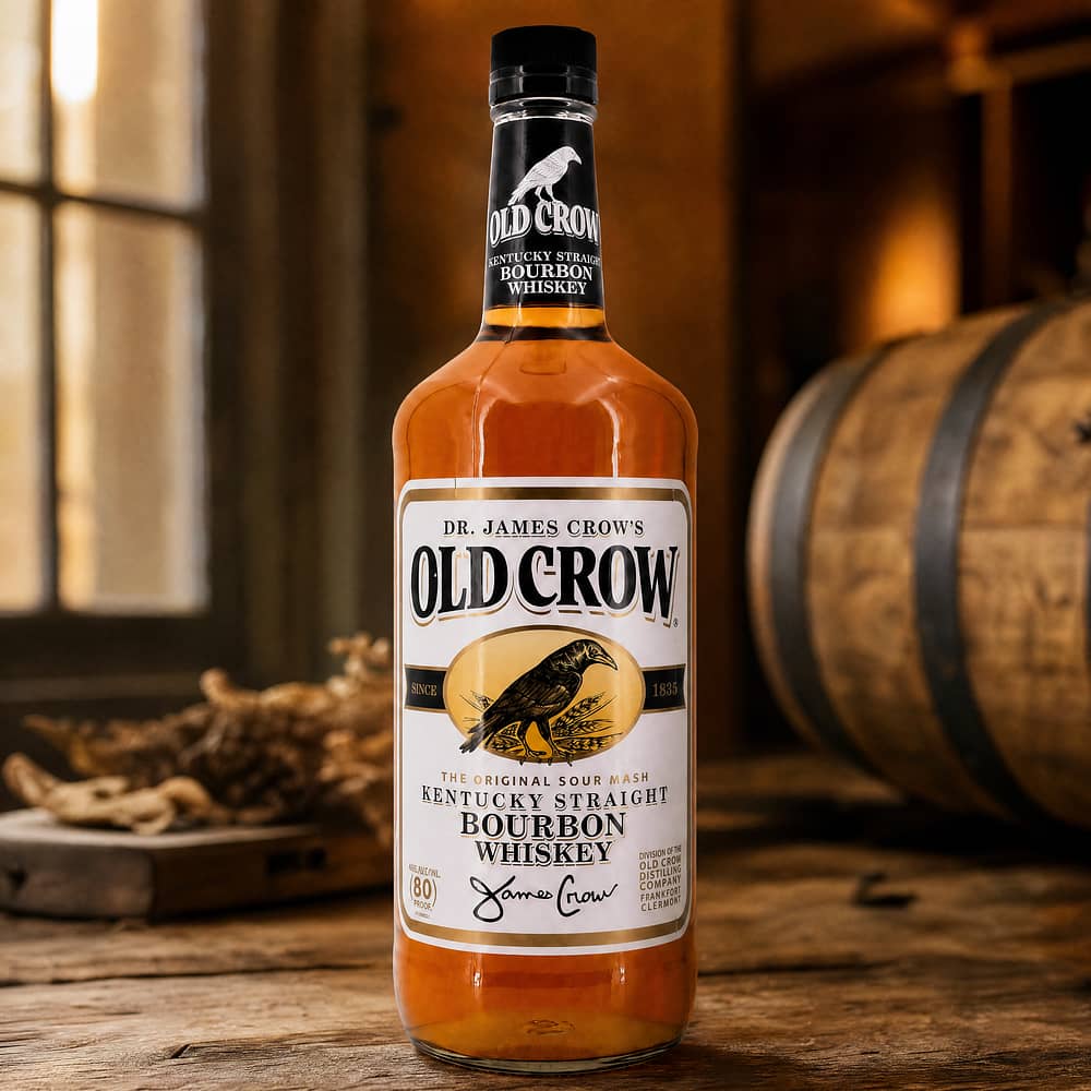 Old Crow Kentucky Straight Bourbon Whiskey Literflasche 1 Liter/ 40.0% vol Produktbild