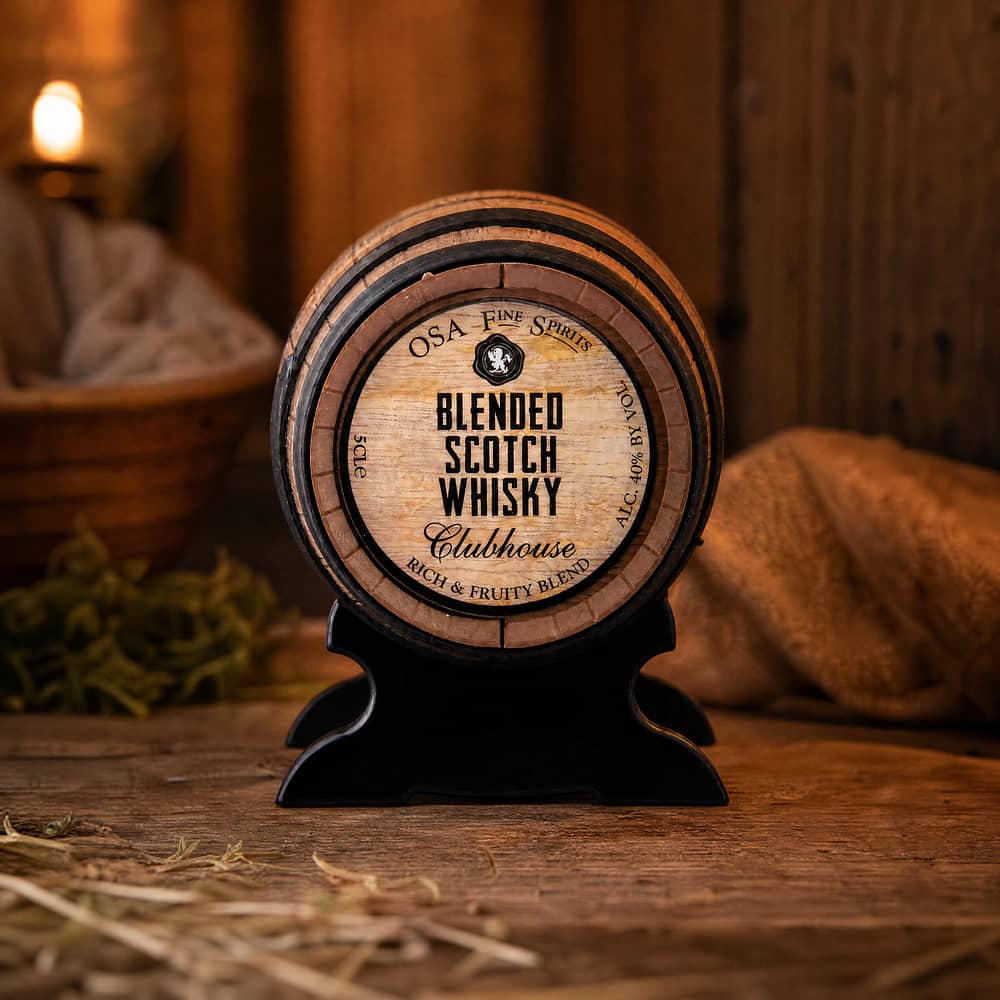 Old St. Andrews Clubhaus Barrel OSA-Fine-Spirits Miniatur 0,050 Liter/ 40.0% vol Produktbild