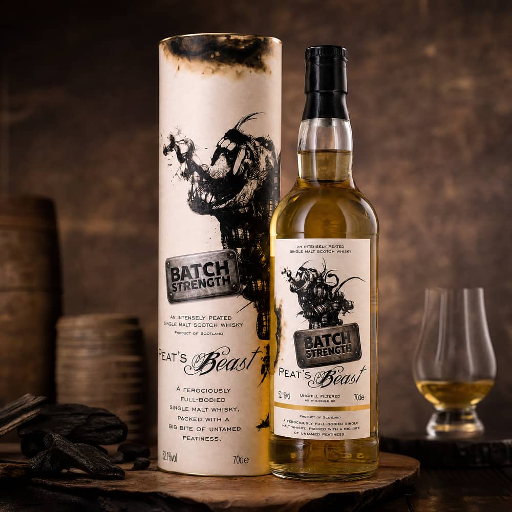 Peat's Beast Ltd. Cask Strength 0,70 Liter/ 52.1% vol Produktbild