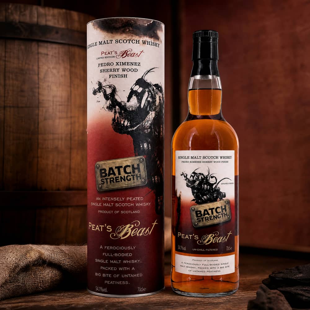 Peat's Beast Ltd. Cask Strength Pedro Ximenez Sherry Wood Finish 0,70 Liter/ 54.1% vol Produktbild