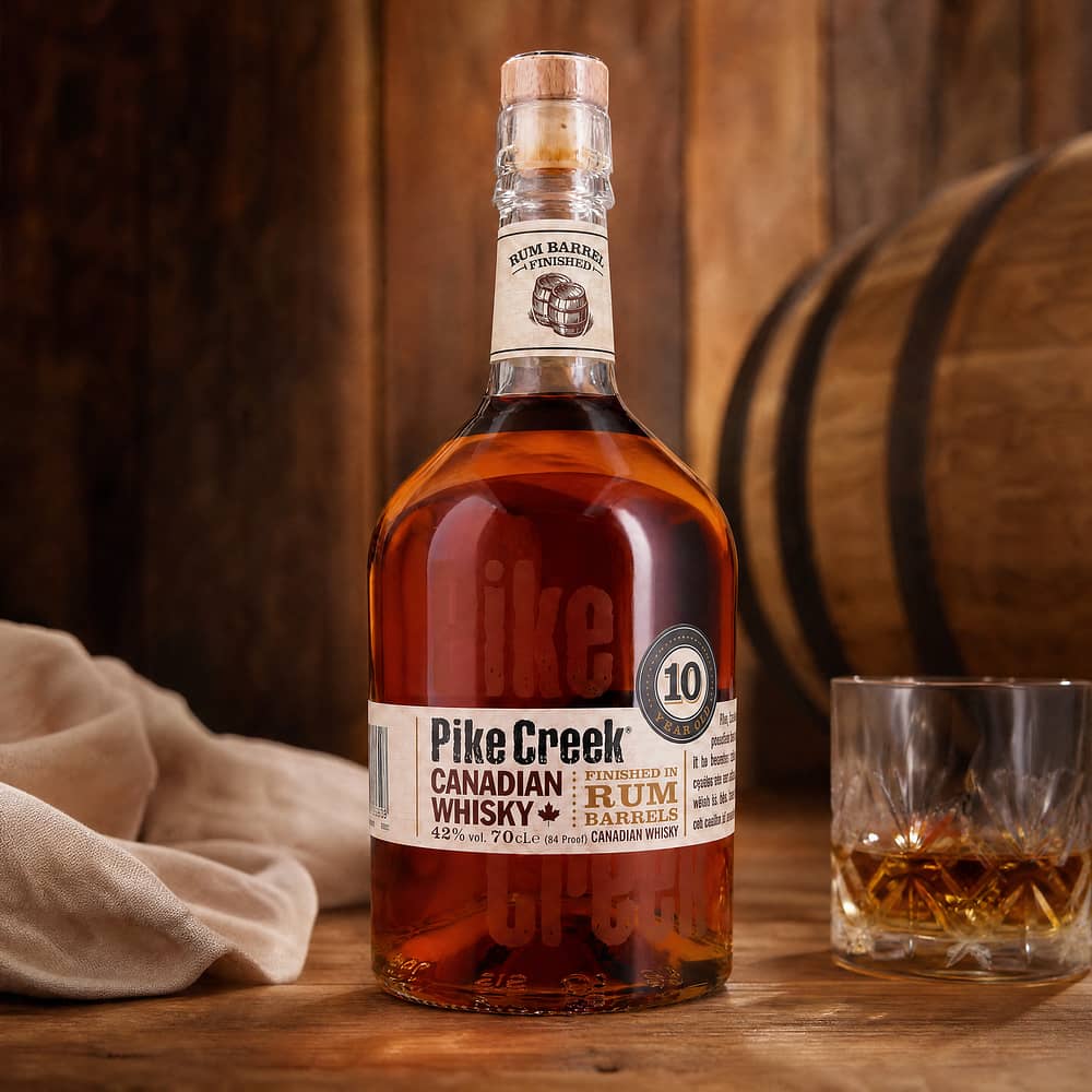 Pike Creek 10 Jahre finished in Rum Barrels 0,70 Liter/ 42.0% vol Produktbild