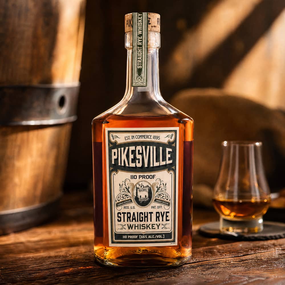 Pikesville Straight Rye 0,70 Liter/ 55.0% vol Produktbild
